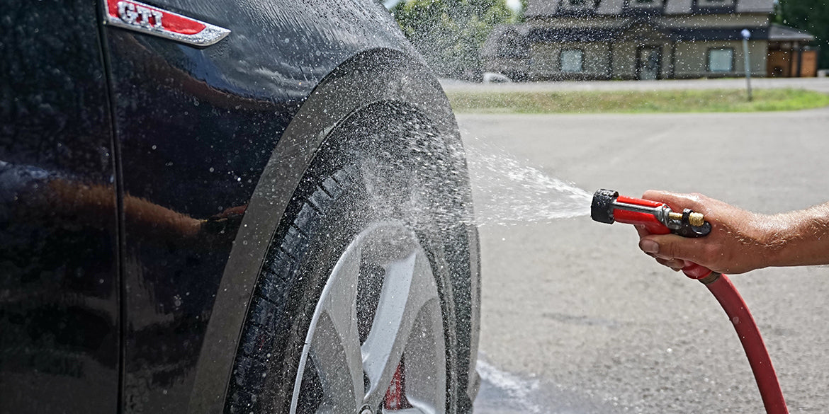 Not Drying Your Car After Washing