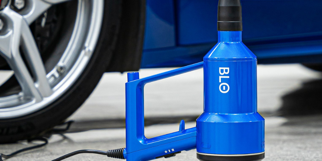 can i use a leaf blower to dry my car